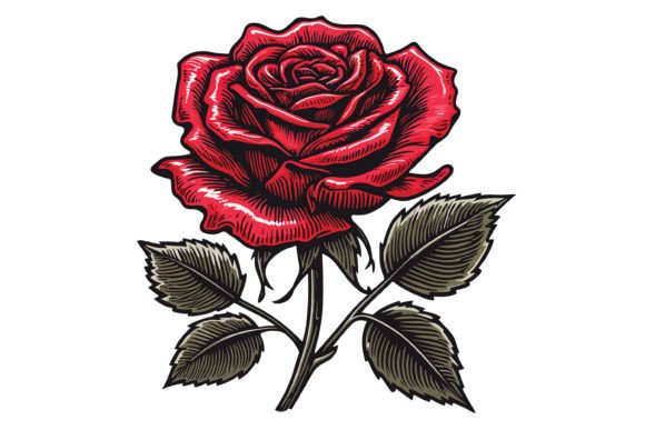 Download Red Rose Clipart Design - Premium Resources