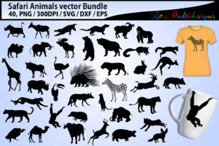Download Safari Clipart Silhouette Bundle - Safari clipart Collection