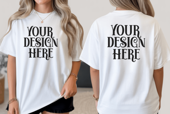 Download Bella Canvas 3001 Front and Back Mockup - Premium Resources