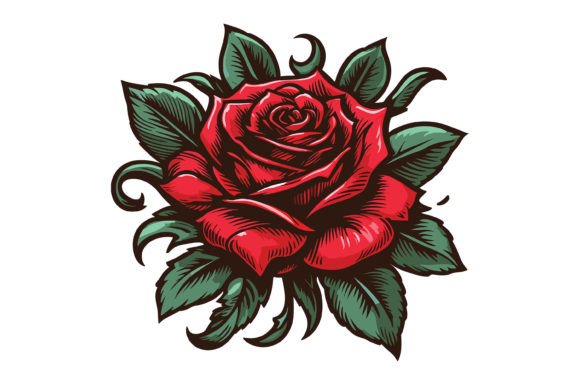 Download Red Rose Clipart Design - Premium Resources