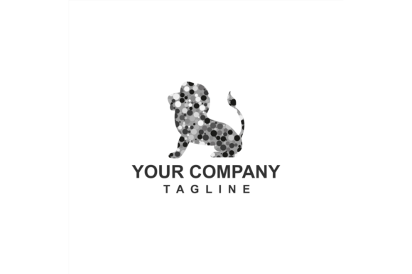Download Digital Black Grey Dot Lion King Company - Lion king Collection